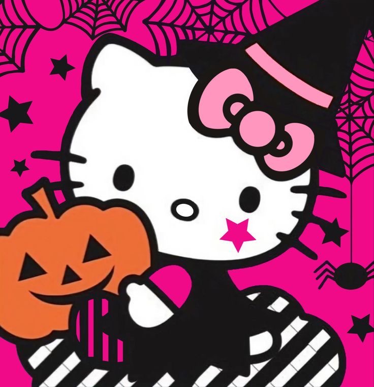 Hello Kitty Halloween Pumpkin