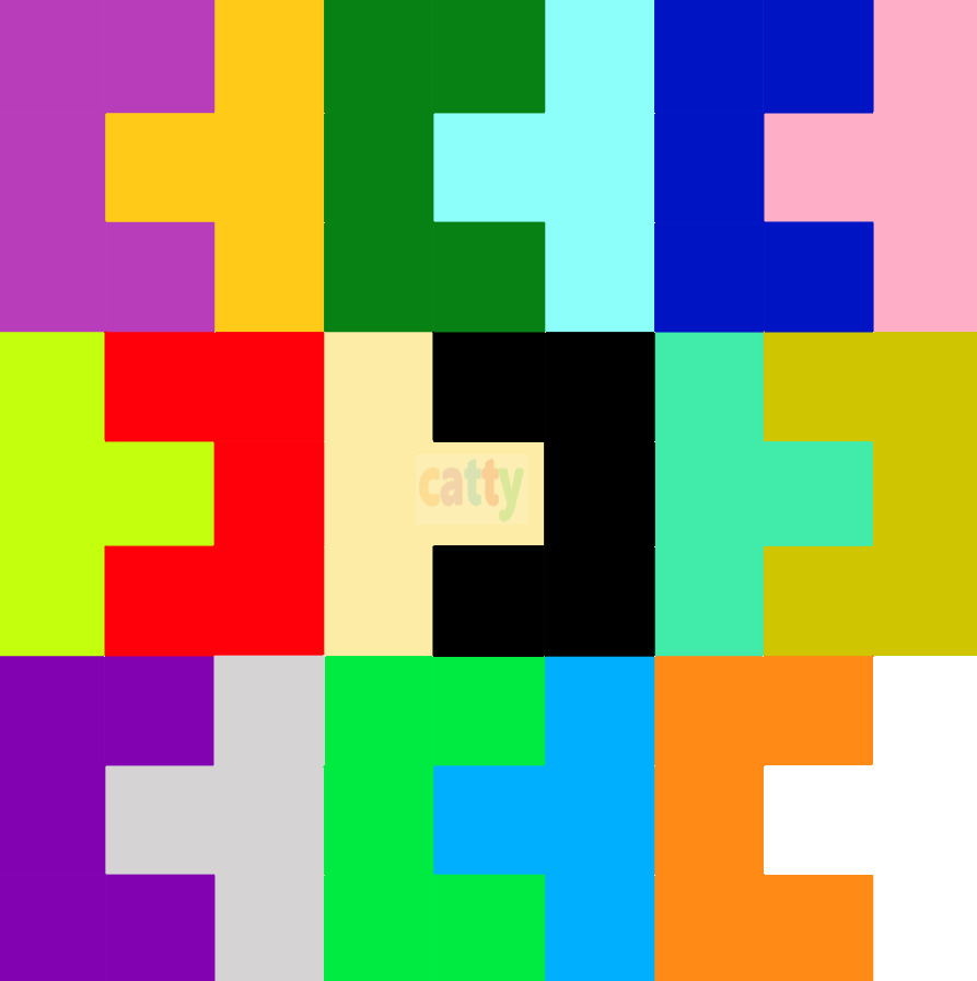 Abstract geometric pattern with colorful interlocking rectangular blocks in a grid layout