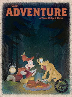 Disney Mickey Pluto Camping