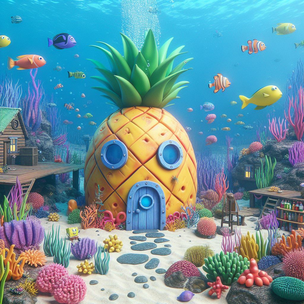 Underwater Pineapple House