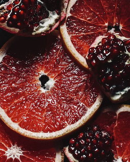 Pomegranate & Grapefruit Slices