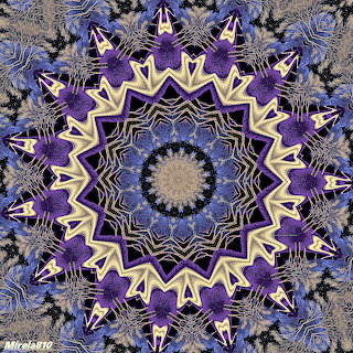 Purple Gold Mandala