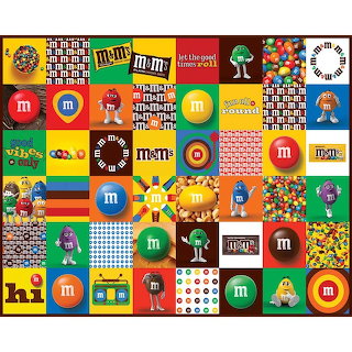 M&M's Candy Collage