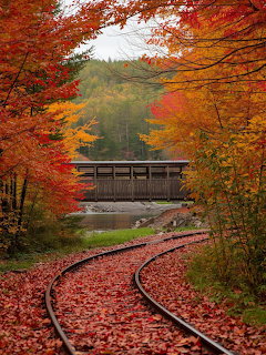 Autumn New Hampshire Covered Bridge