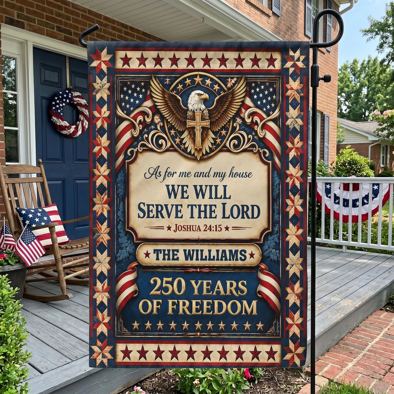 Patriotic Porch Banner