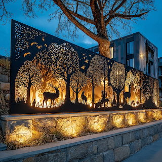 Illuminated Tree Sculpture