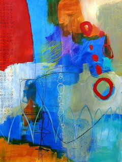 Abstract Blue Composition