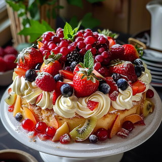 Fruit Cream Cake
