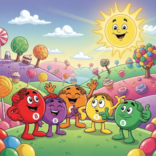 Cartoon Candy Land Characters