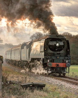 Steam Train Black Smoke