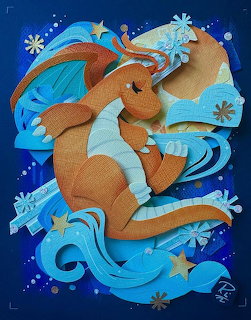 Pokémon Dragonite Illustration