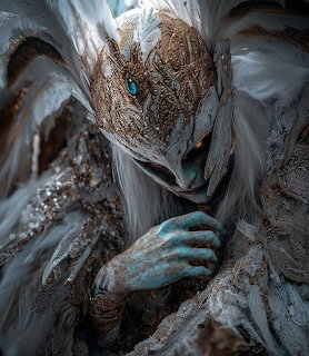 Fantasy Creature with Ornate Crown