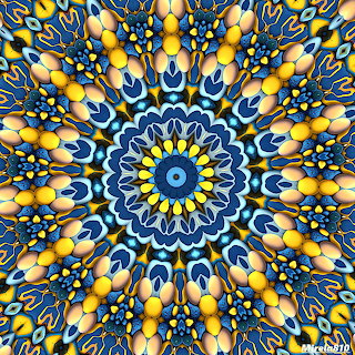 Blue Yellow Mandala