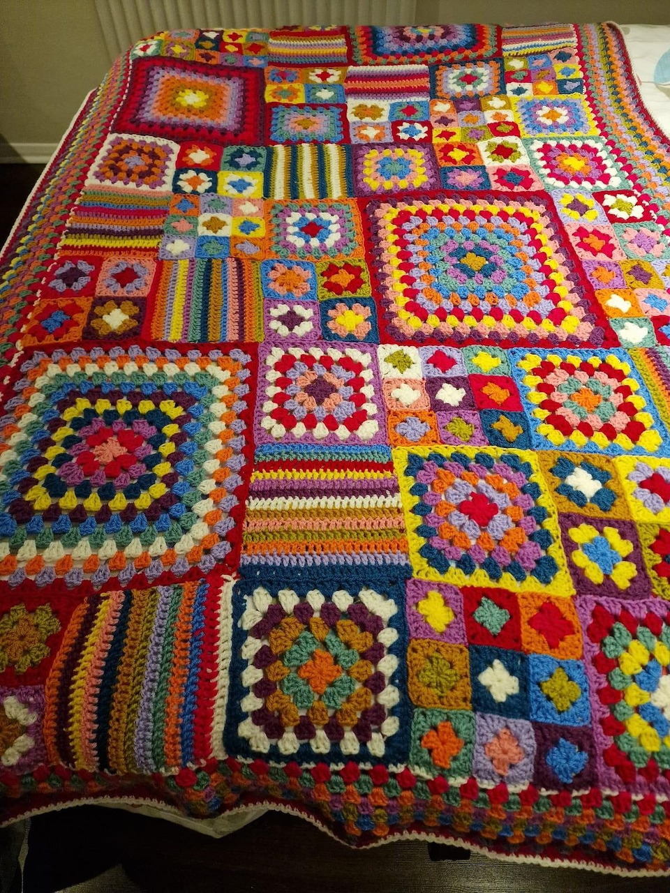 Colorful Crochet Blanket