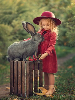 Child with Rabbit