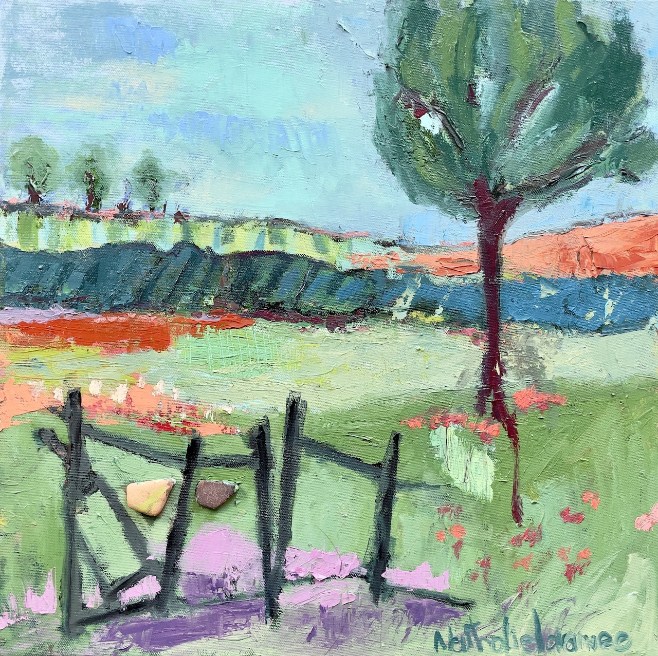 La campagne tranquile by Nathalie Laramée