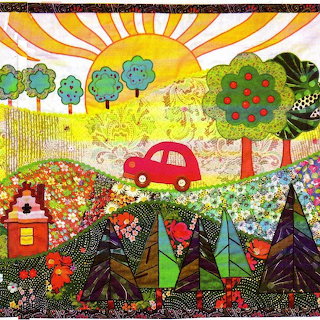 Patchwork Countryside Collage