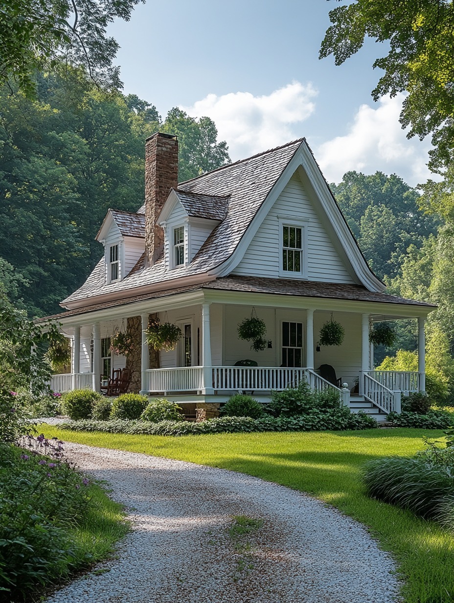 White Cottage Garden