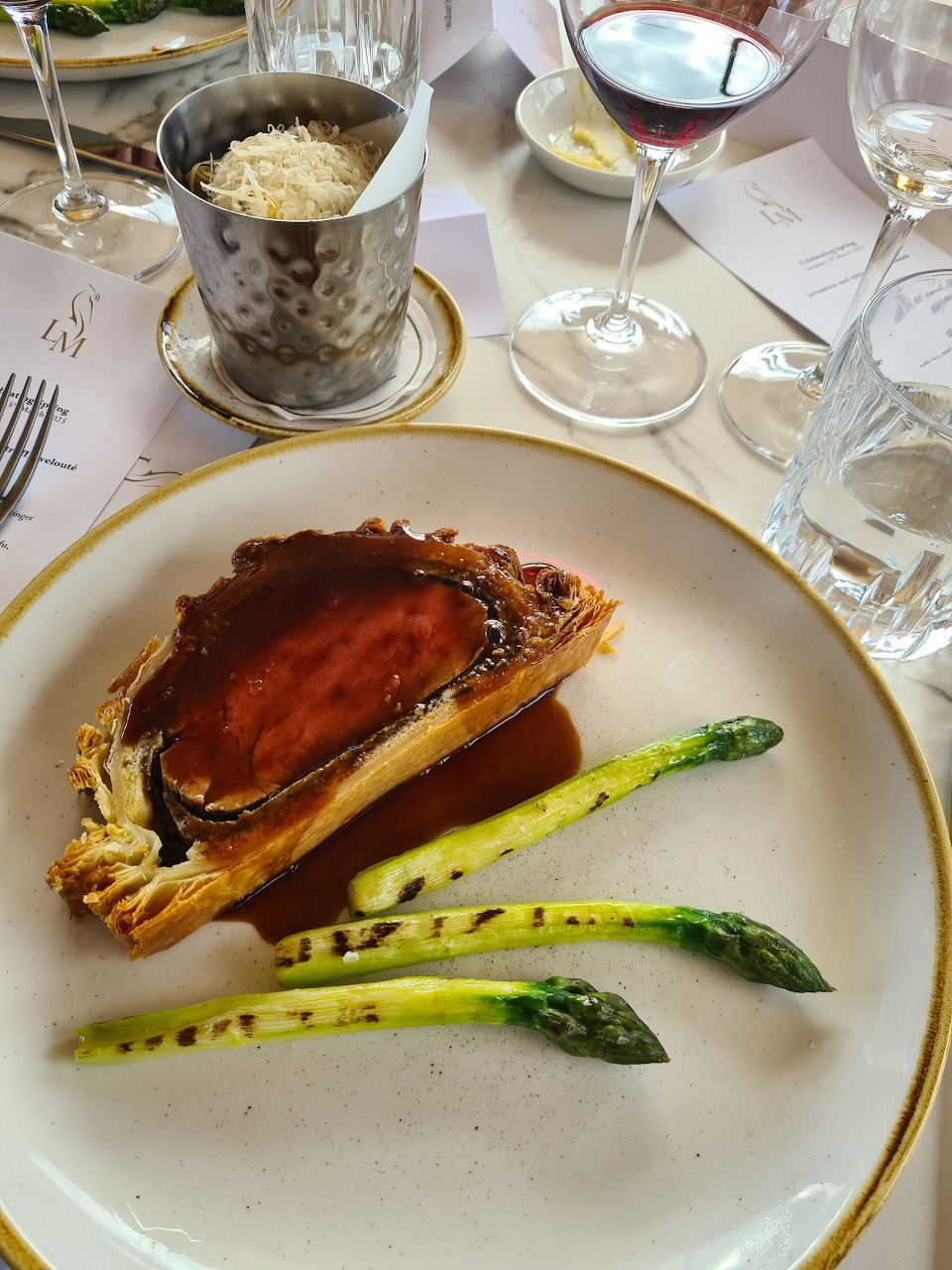 Beef Wellington Dinner Plate