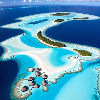 Tropical Atoll Aerial