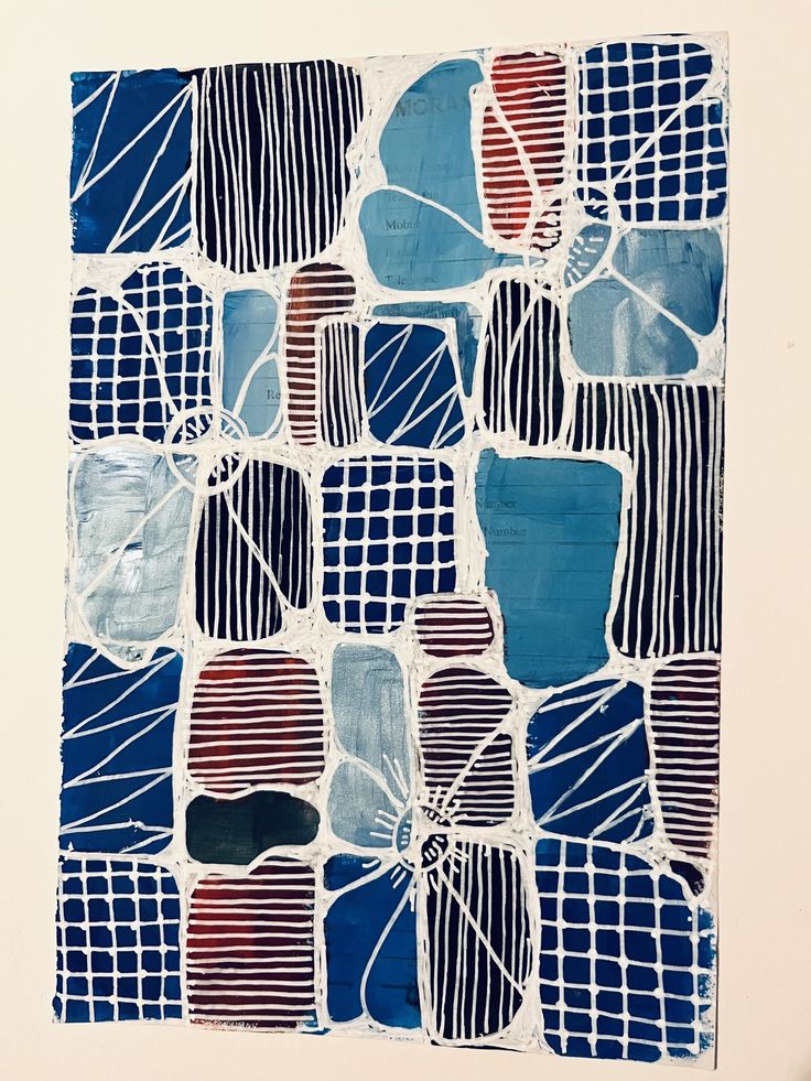 Abstract Geometric Collage