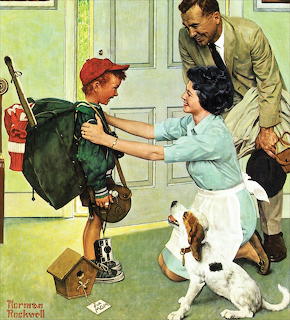 Norman Rockwell Boy Coming Home