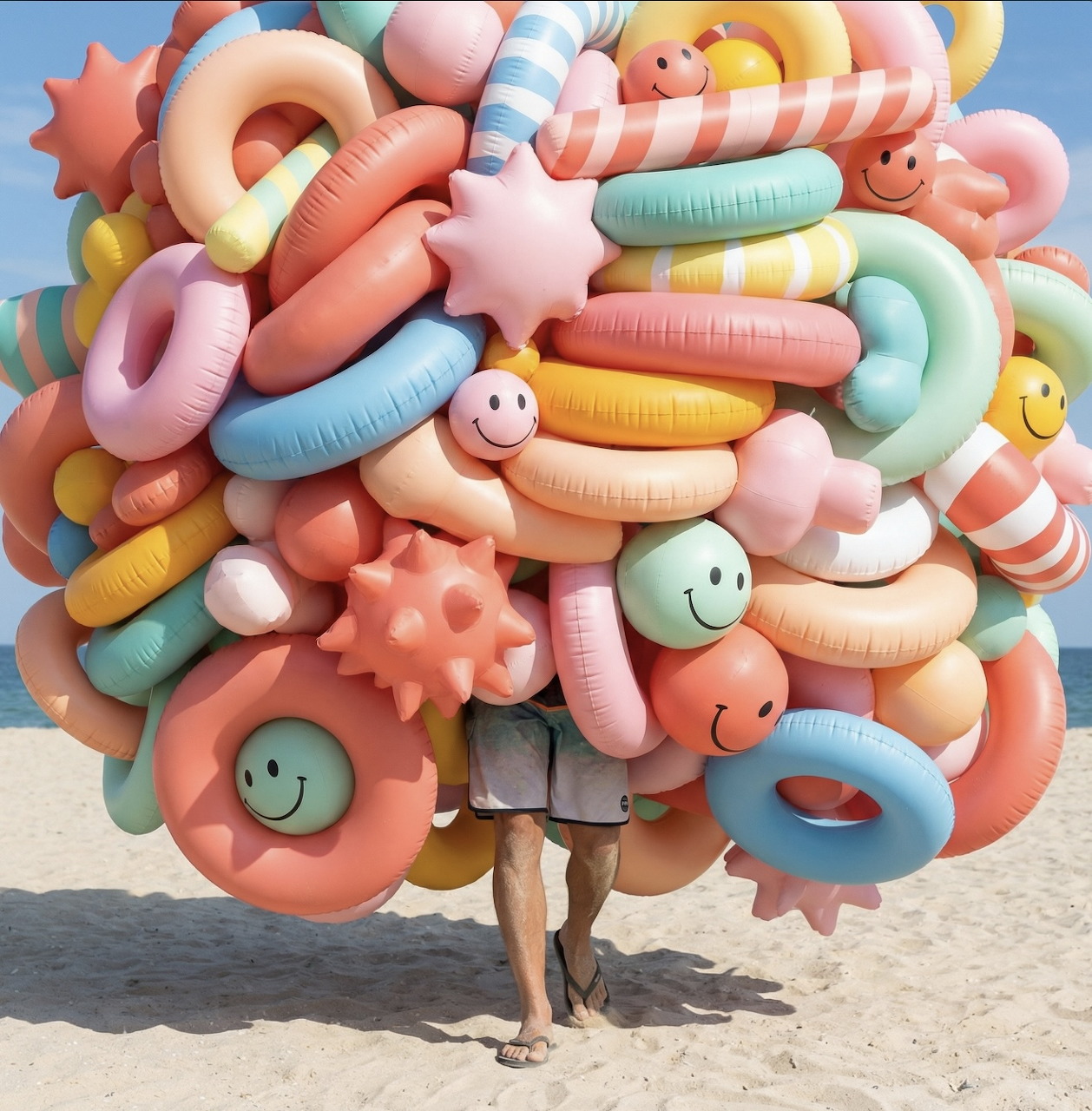 Inflatable Rings Beach