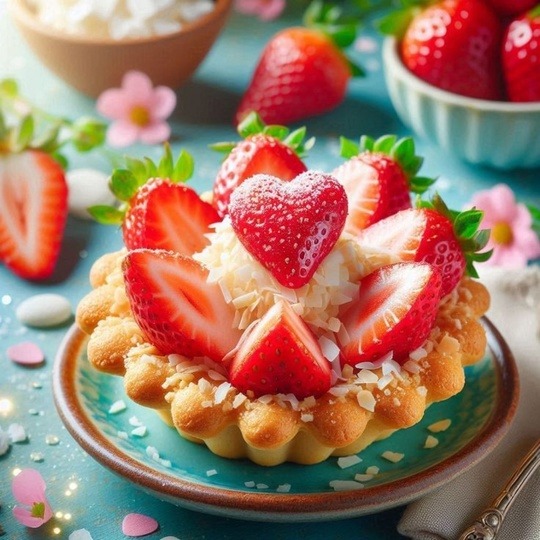 Strawberry Cream Tart