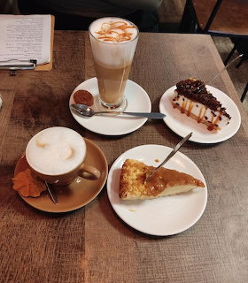 Coffee and Dessert Cafe Table