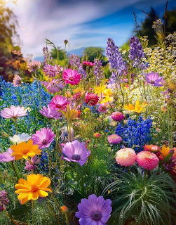 Colorful Garden Flowers
