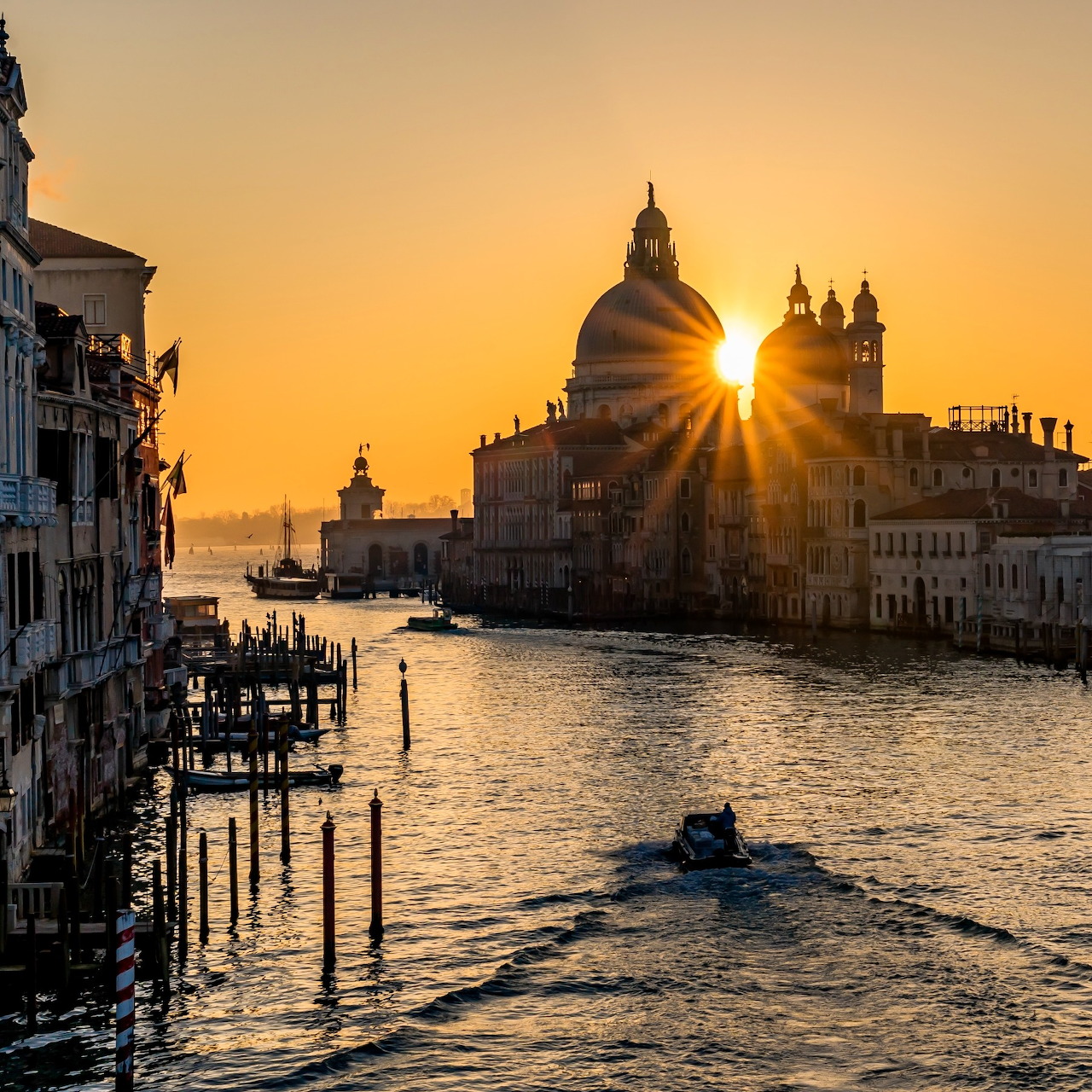 Venice Grand Canal Sunset