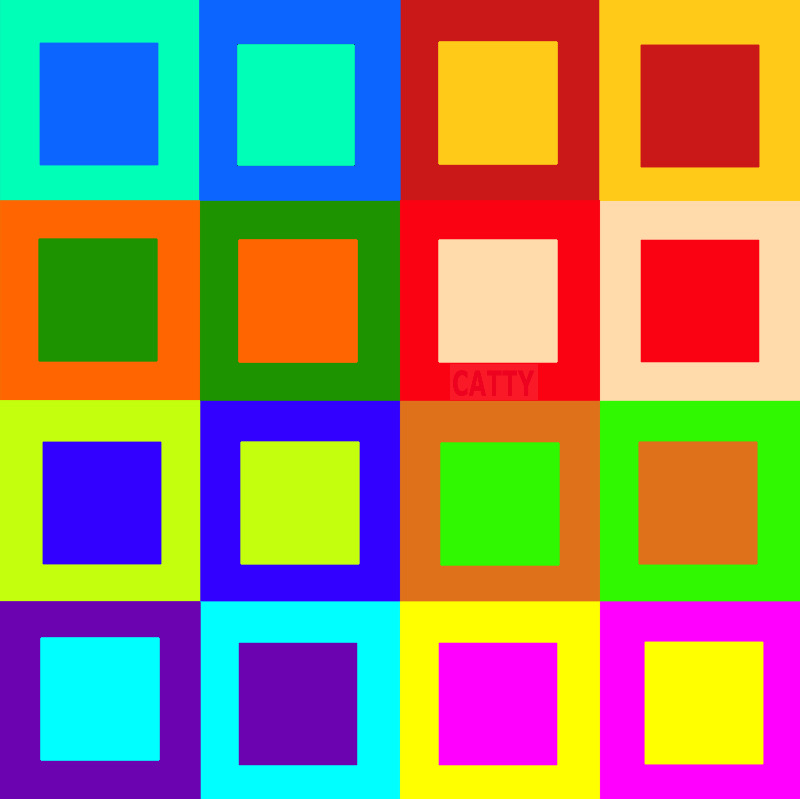Colorful Squares Grid