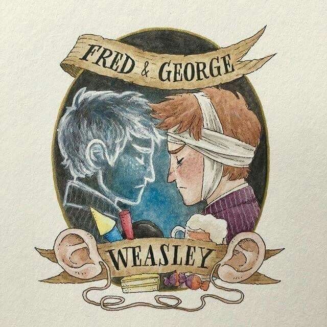 Fred and George Weasley Portrait