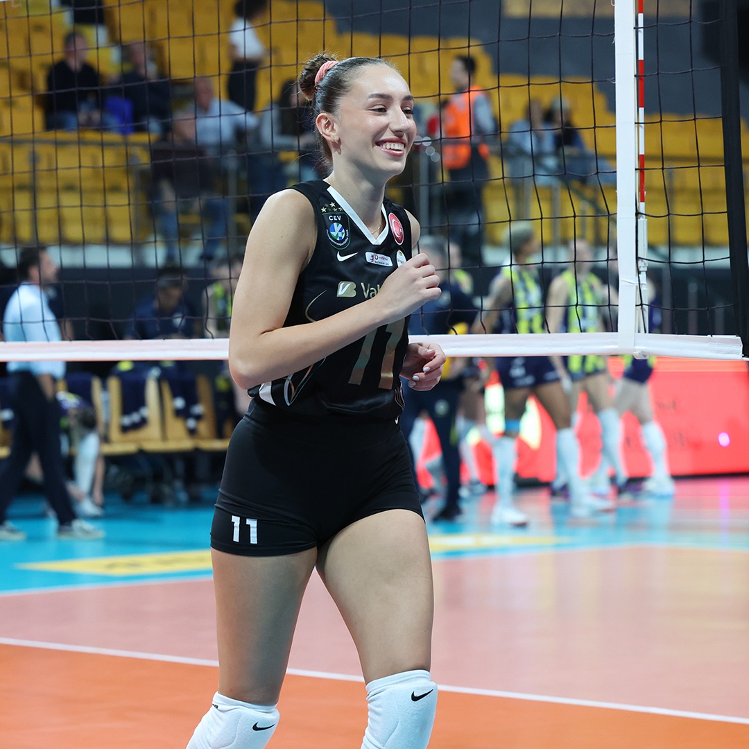 Volleyball Player Smiling