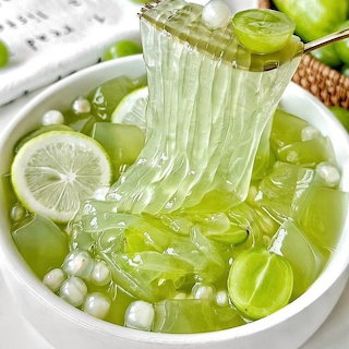 Green Jelly Dessert Bowl