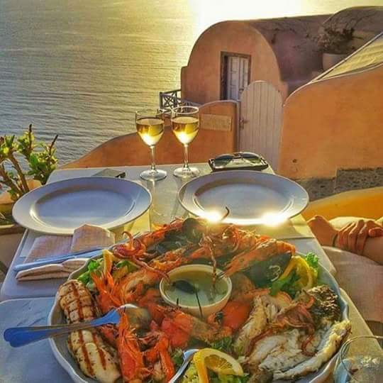 Seafood Platter Sunset Dining