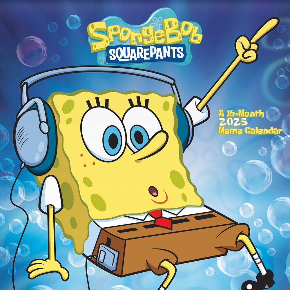 SpongeBob SquarePants with Headphones