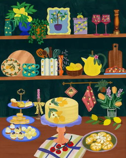 Lemon Kitchen Display