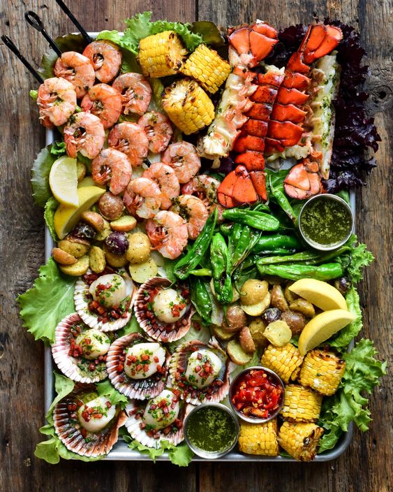 Grilled Seafood Platter