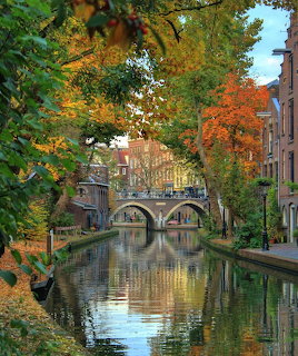 Utrecht Canal in Autumn
