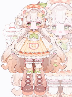 Cute Strawberry Anime Girl