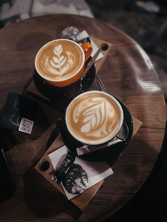 Two Latte Cups