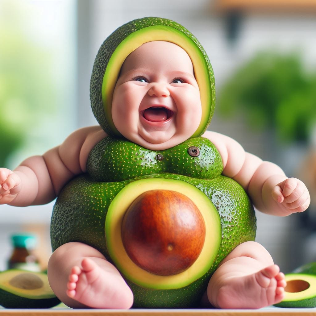 Baby Avocado Costume