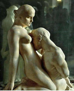Marble Couple Sculpture