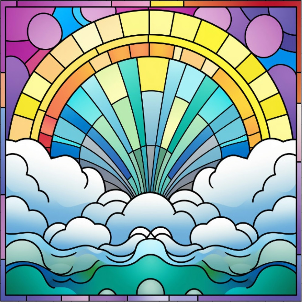 Rainbow Stained Glass