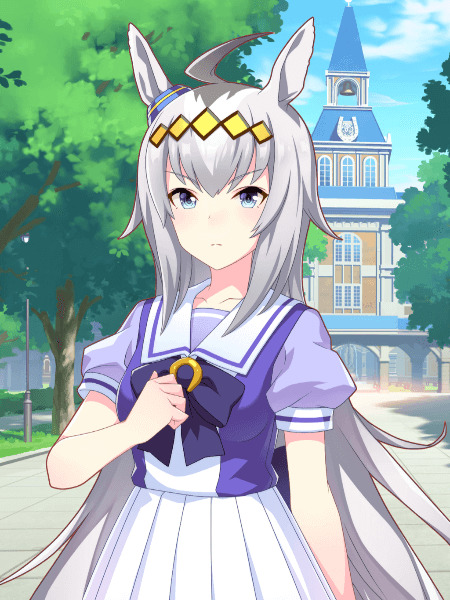 Oguri Cap anime horse-girl character card from Umamusume series