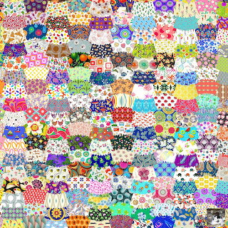 Colorful Patchwork Quilt Pattern