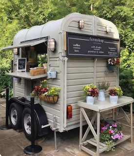 Gray Flower Shop Trailer