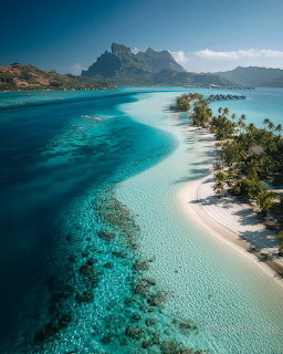 Tropical Lagoon Beach