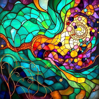 Stained Glass Swirl